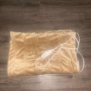 Soft Tan Electric Blanket/wrap